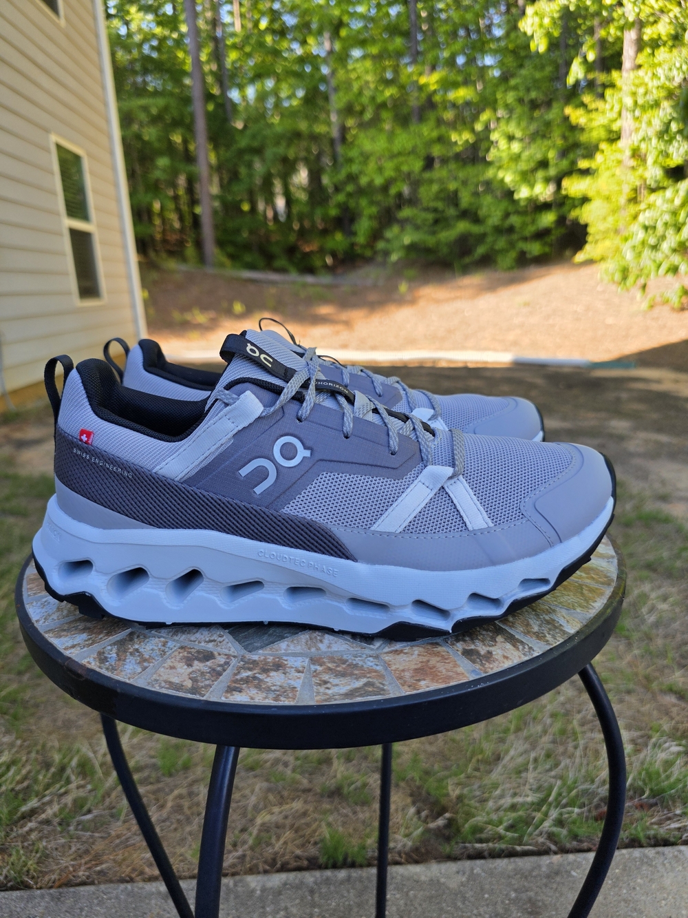 On Cloudhorizon 3WE10012303 Alloy/Frost Trail Running Shoe Women Sz 9.5 Worn 1x